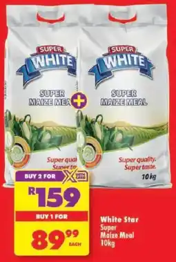 Shoprite White Star Super Maize Meal offer