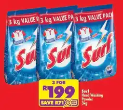 Shoprite Surf Hand Washing Powder offer