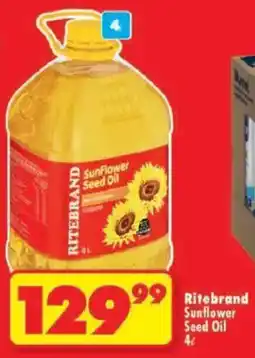 Shoprite Ritebrand Sunflower Seed Oil offer