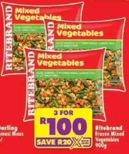 Shoprite Ritebrand Mixed Vegetables offer