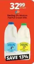 Checkers Hyper Darling - 2% medium fat/full cream milk offer