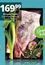 Checkers Hyper Certified natural lamb shank offer