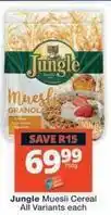 Checkers Hyper Muesli cereal offer