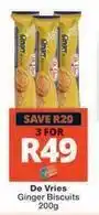 Checkers Hyper Ginger biscuits offer