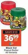 Checkers Hyper Black cat - peanut butter offer