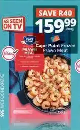 Checkers Hyper Cape point - frozen prawn meat offer