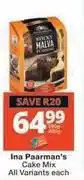 Checkers Hyper Cake mix offer