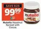 Checkers Hyper Nutella - hazelnut spread with cocoa offer