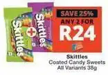 Checkers Hyper Skittles - coated candy sweets offer