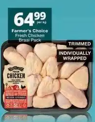 Checkers Hyper Farmer's choice - fresh chicken braai pack offer