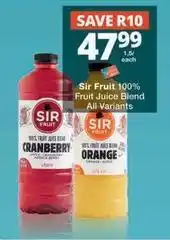 Checkers Fruit juice blend offer