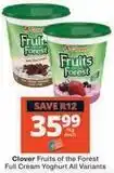 Checkers Clover - full cream yoghurt offer