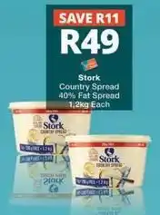 Checkers Stork - country spread 40% fat spread offer