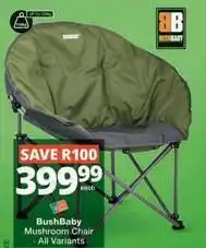 Checkers Mushroom chair offer