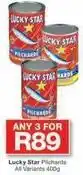 Checkers Lucky star - pilchards offer