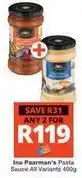 Checkers Pasta sauce offer