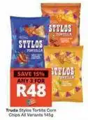Checkers Tortilla corn chips offer