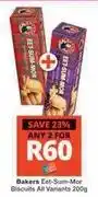 Checkers Bakers - eet-sum-mor biscuits offer