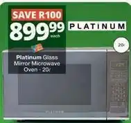 Checkers Platinum - glass mirror microwave oven offer