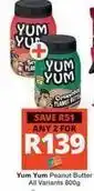 Checkers Yum yum - peanut butter offer