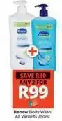 Checkers Renew - body wash offer