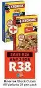 Checkers Knorrox - stock cubes offer