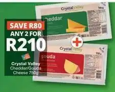 Checkers Crystal valley - cheddar/gouda cheese offer