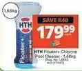 Checkers Hth - floater+ chlorine pool cleaner offer
