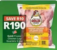 Checkers Goldi - frozen chicken leg quarters offer