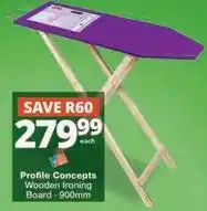 Checkers Wooden ironing board offer