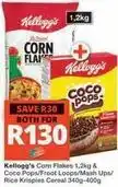 Checkers Kellogg's - corn flakes & coco pops cereal offer