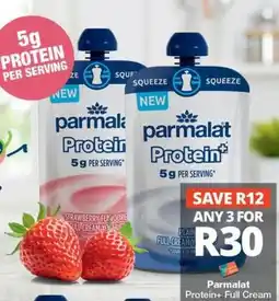 Checkers Parmalat - protein+ full cream offer