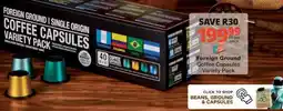 Checkers Coffee capsules variety pack offer