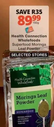 Checkers Superfood moringa leaf powder offer