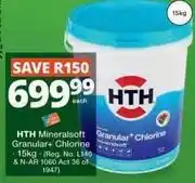 Checkers Hth - mineralsoft granular+ chlorine offer