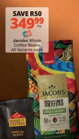 Checkers Jacobs - coffee beans offer