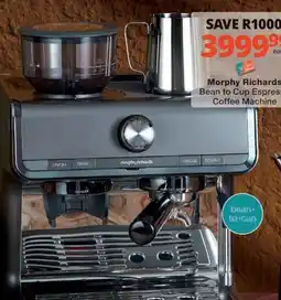Checkers Bean to cup espresso-coffee machine offer