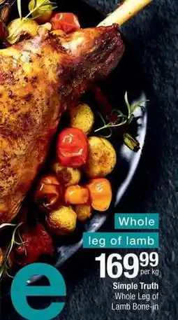 Checkers Whole leg of lamb offer