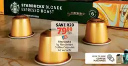 Checkers Nespresso - blonde espresso roast coffee capsules offer