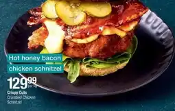 Checkers Hot honey bacon chicken schnitzel offer