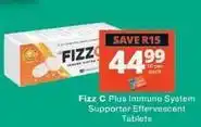 Checkers C plus immune system supporter effervescent tablets offer