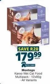 Checkers Cat - karoo wet cat food multipack offer