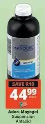 Checkers Adco-mayogel suspension antacid offer