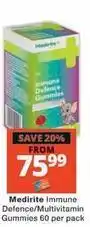 Checkers Immune defence/multivitamin gummies offer