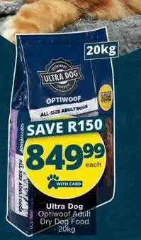 Ultra - optiwoof adult dry dog food