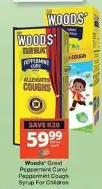 Checkers Great peppermint cure/peppermint cough syrup for children offer