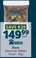 Checkers Gourmet - rabbit food offer