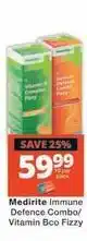 Checkers Immune defence combo/vitamin bco fizzy offer