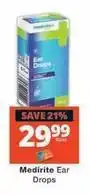Checkers Ear drops offer