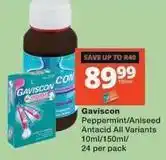 Checkers Gaviscon - antacid all variants offer